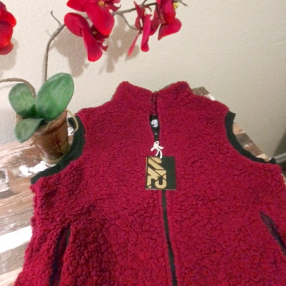 Burgundy Vest